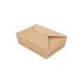 Boîte américaine kraft 19.6x14x6.2cm 1650ml